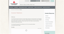 Desktop Screenshot of cbtc.investorroom.com