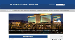 Desktop Screenshot of boydgaming.investorroom.com