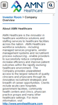 Mobile Screenshot of amnhealthcare.investorroom.com